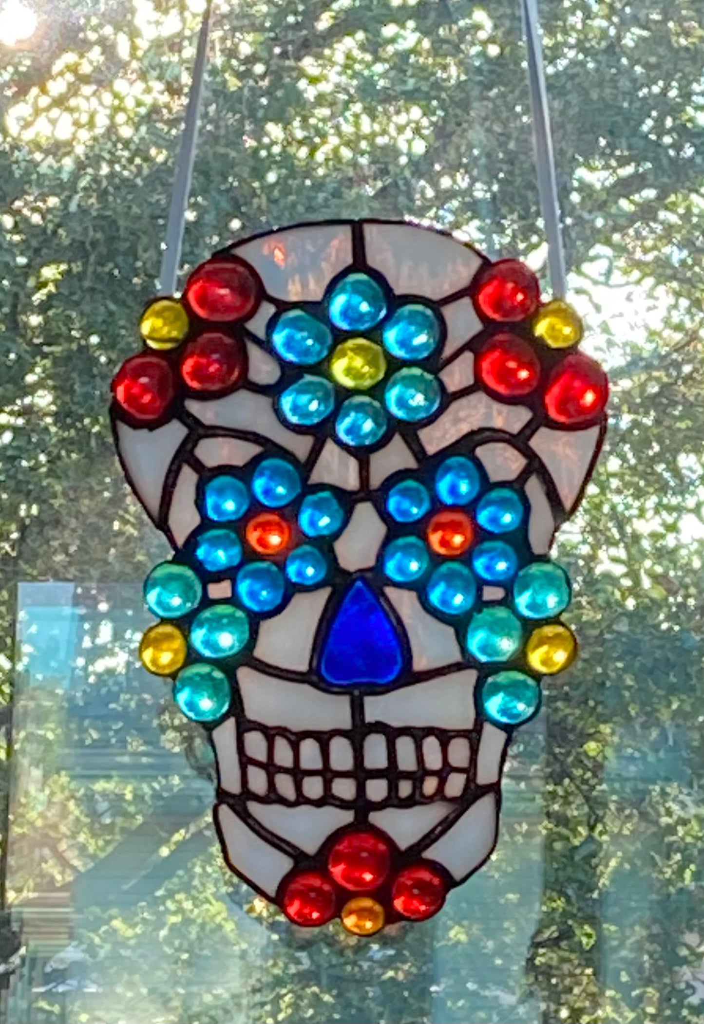 Sugar Skull Sun Catcher